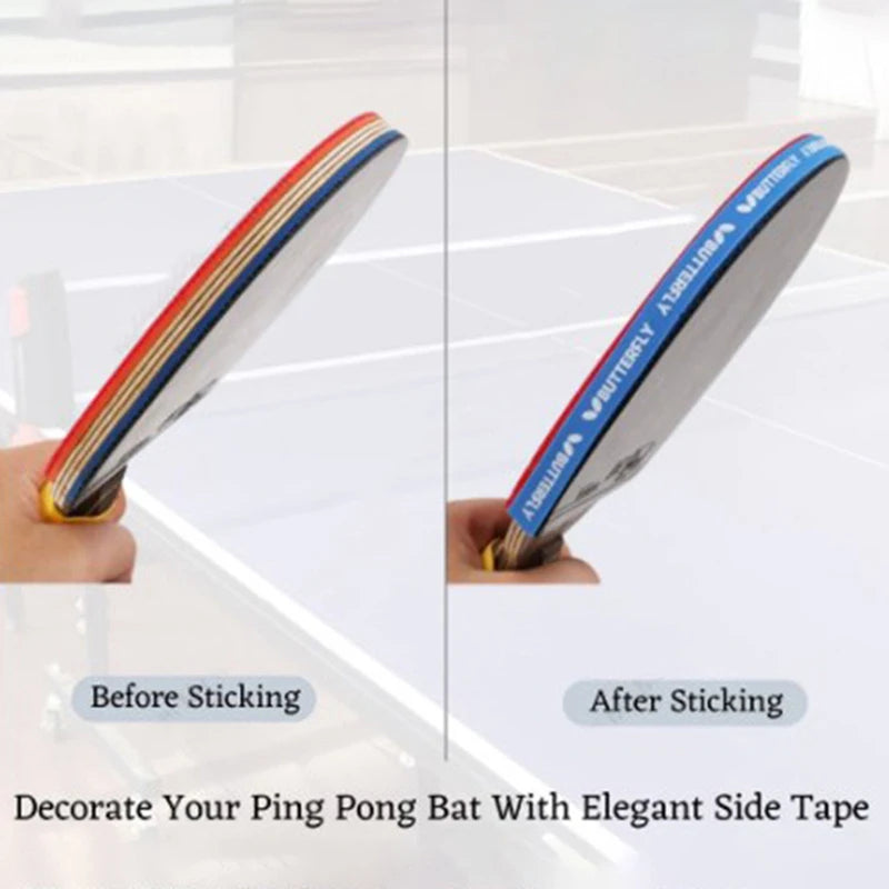 2pcs Table Tennis Racket Edge Tape Professional Accessories Ping Pong Bat Protective Side Tape Protector Accessories