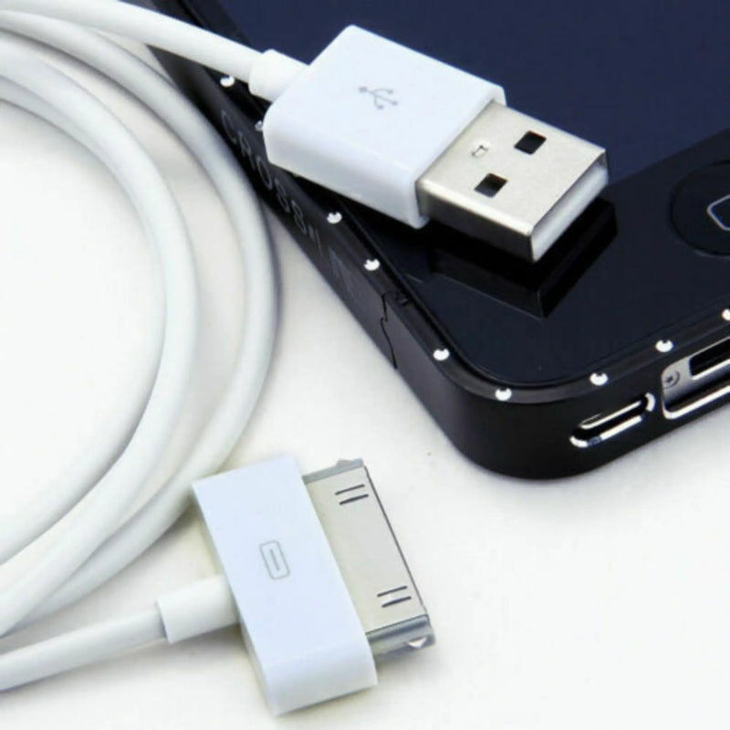 2x 6ft 30-Pin USB Charger Data Sync Cable Cord For iPhone 3G/4/4S iPad 2 iPod nano1-6 Indoor Outdoor