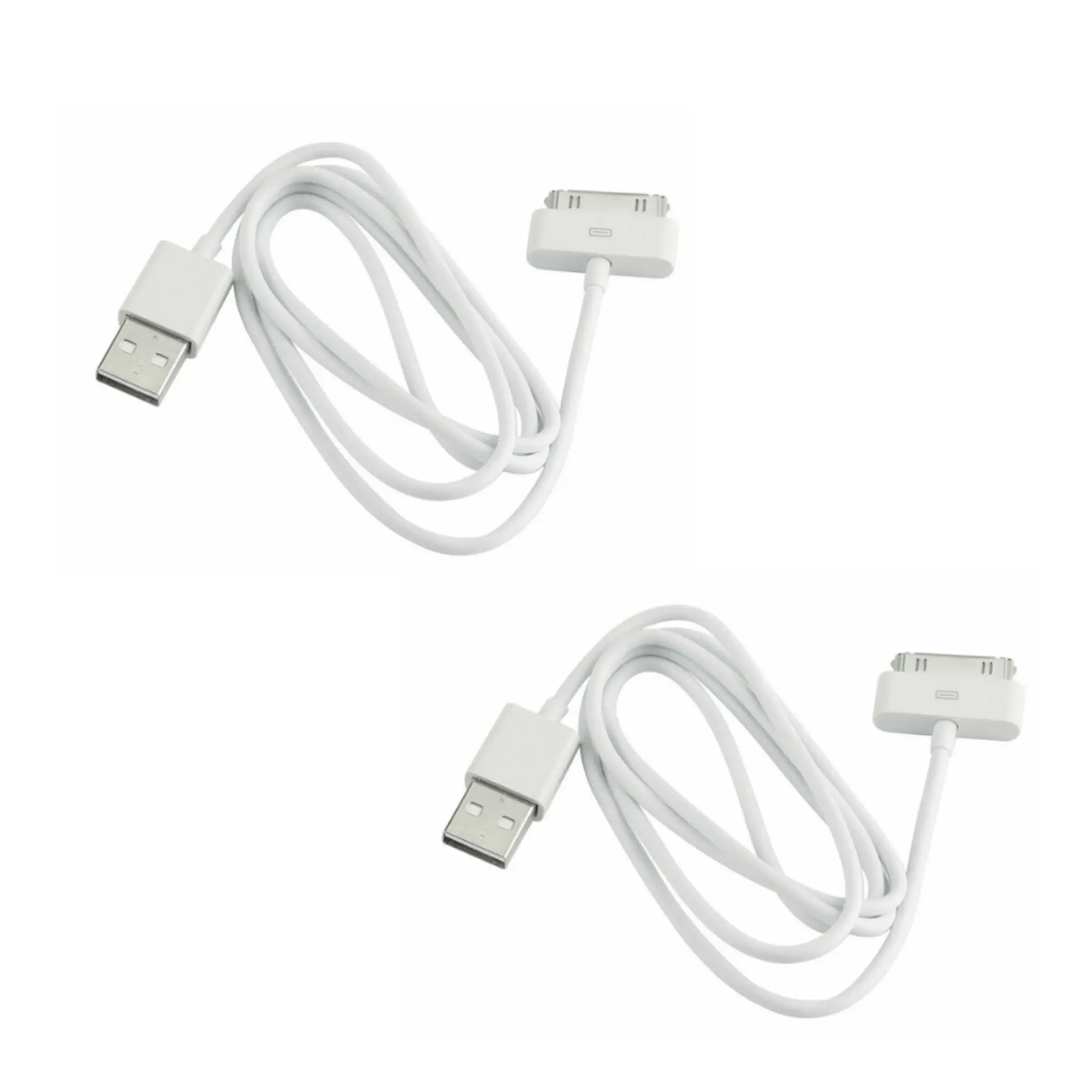 2x 6ft 30-Pin USB Charger Data Sync Cable Cord For iPhone 3G/4/4S iPad 2 iPod nano1-6 Indoor Outdoor