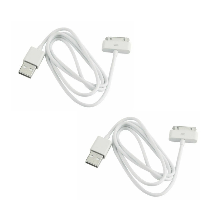 2x 6ft 30-Pin USB Charger Data Sync Cable Cord For iPhone 3G/4/4S iPad 2 iPod nano1-6 Indoor Outdoor