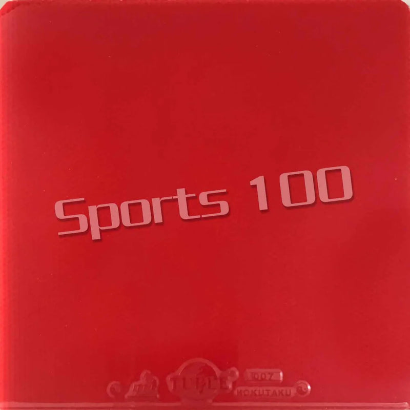 2x Kokutaku tuple 007 training table tennis rubber with sponge for racket ping pong paddle 1 red and 1 black