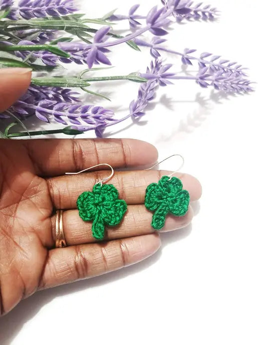 3 Leaf Clover Earrings Sysaic Knotz