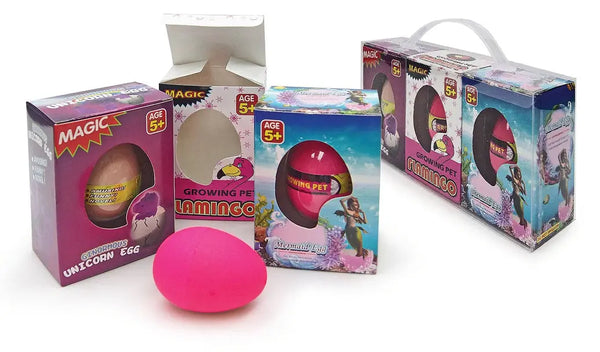 3-Pack Kids' Water Hatching Toy Eggs - Easter Egg Basket Fil Marquee Innovations