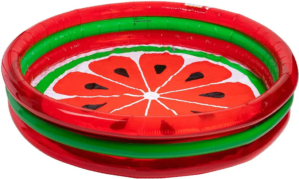 3-Ring Inflatable Pool Watermelon Style Marquee Innovations