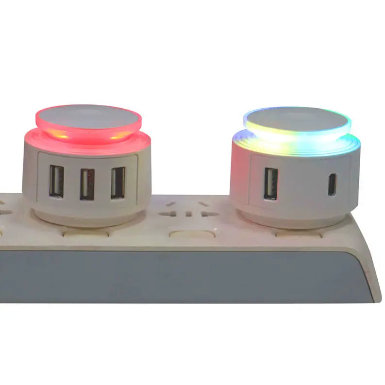 3 USB Port RGB AC Charger CIAO Tech