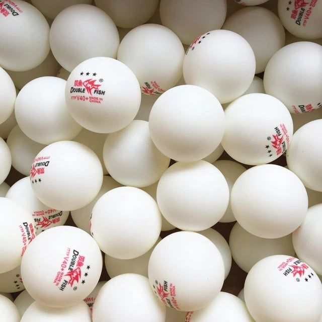 30/60balls/120balls Double Fish Table Tennis Ball V40+ 3-star without box ABS material plastic poly ping pong ball tenis de mesa White 60 Balls