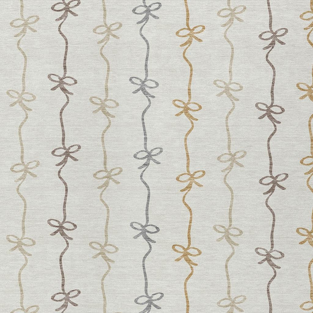 10' X 14' Ivory And Gray Southwestern Washable Indoor Outdoor Area Rug - Sports & Outdoor