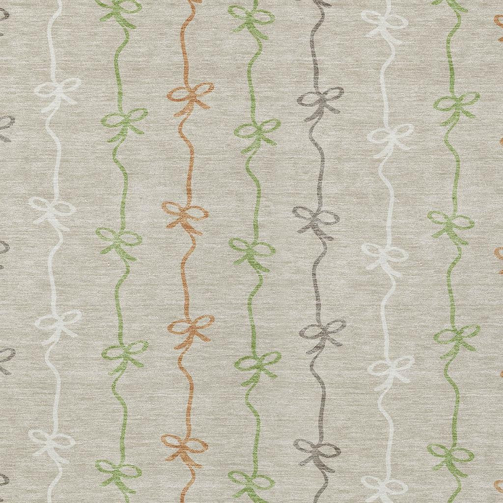 8' X 10' Beige And Gray Southwestern Washable Indoor Outdoor Area Rug - Sports & Outdoor