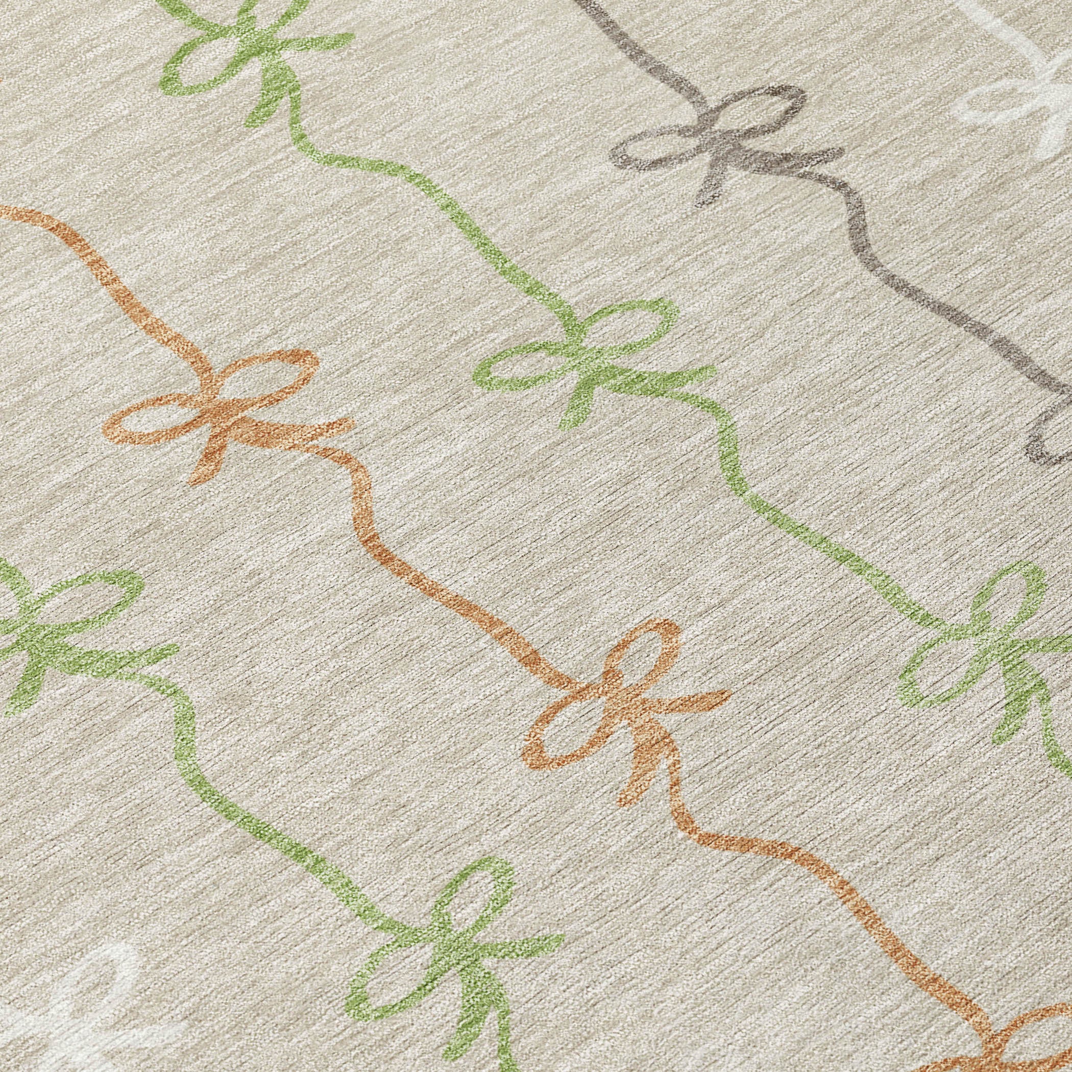 8' X 10' Beige And Gray Southwestern Washable Indoor Outdoor Area Rug - Sports & Outdoor
