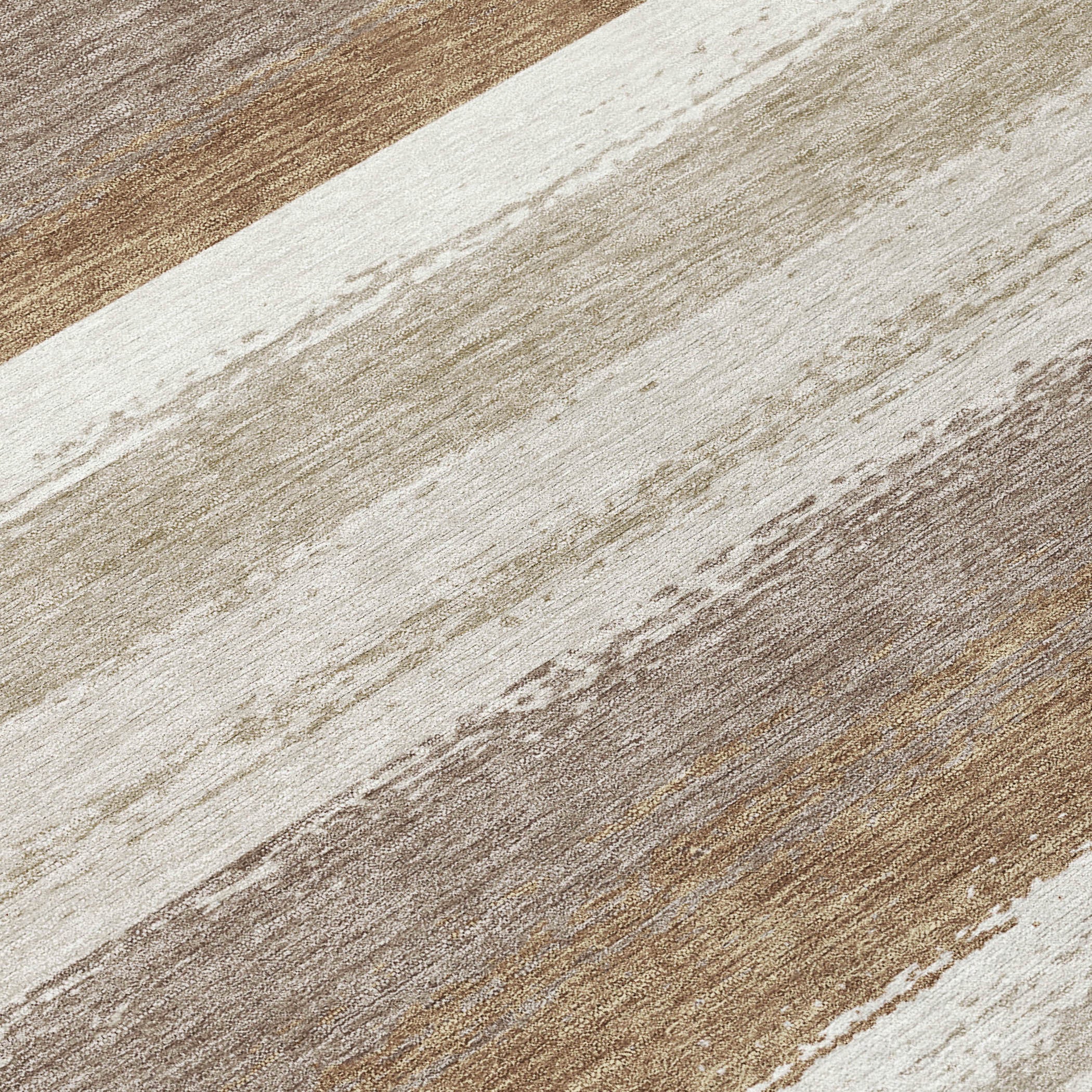 10' X 14' Beige And Graphite Striped Washable Indoor Outdoor Area Rug - Sports & Outdoor