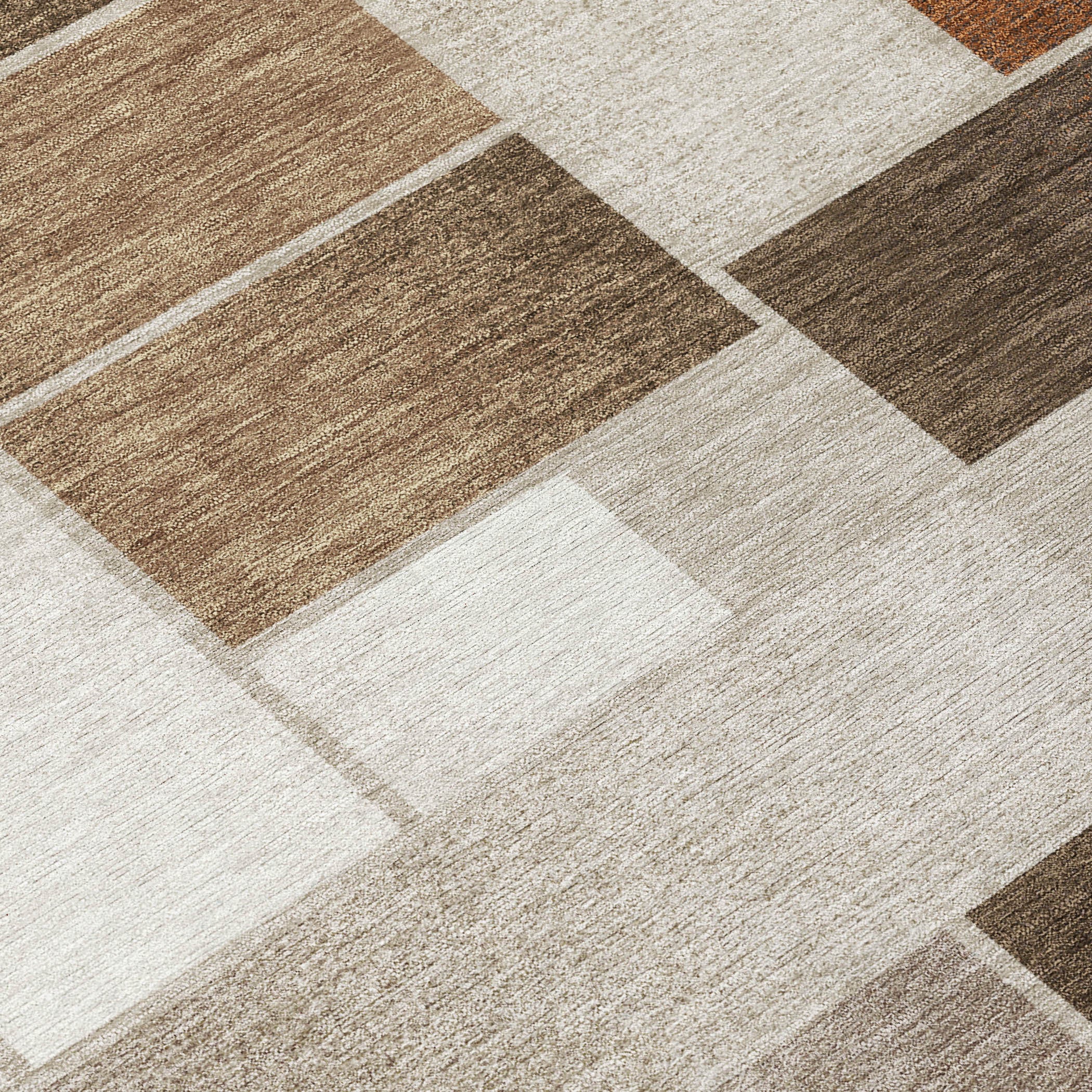 10' X 14' Beige And Graphite Geometric Washable Indoor Outdoor Area Rug - Sports & Outdoor
