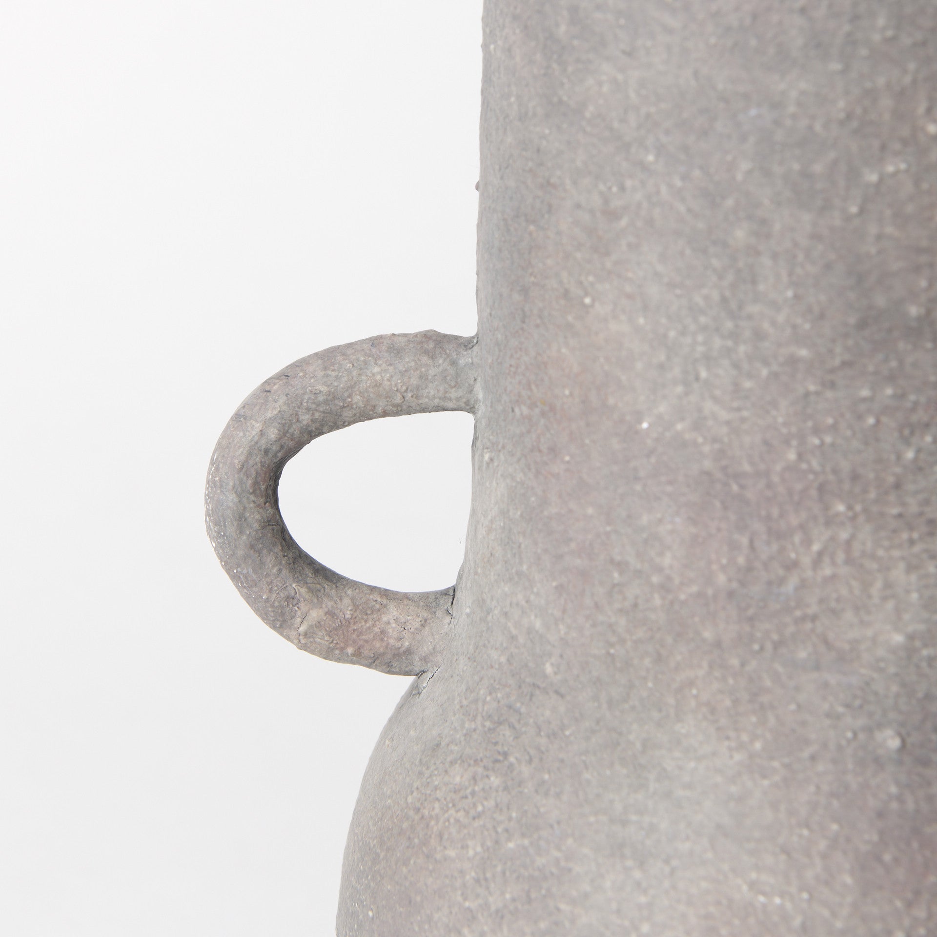 10" Brown Ceramic Amphora Table Vase - Home & Garden