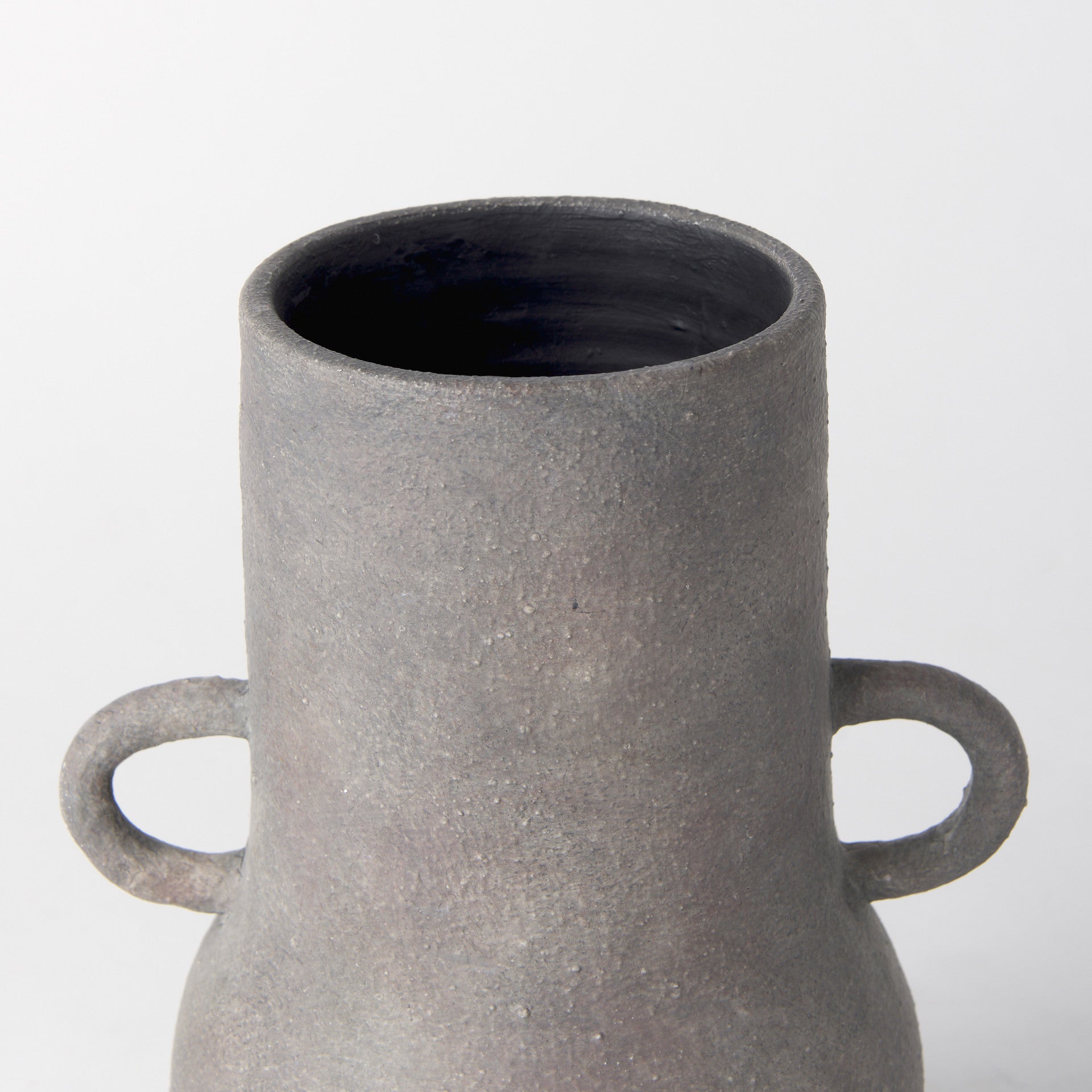 10" Brown Ceramic Amphora Table Vase - Home & Garden