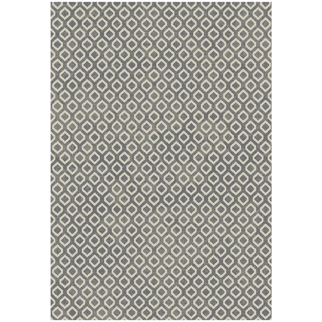 5' X 8' Beige and Gray Geometric Area Rug - Home & Garden