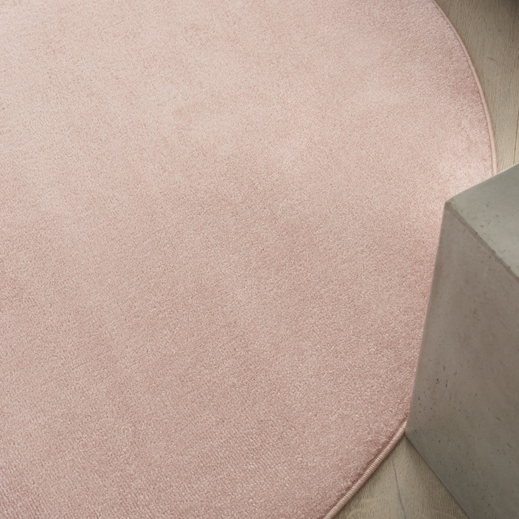 6' X 6' Pink Round Indoor Outdoor Area Rug - Sports & Outdoor