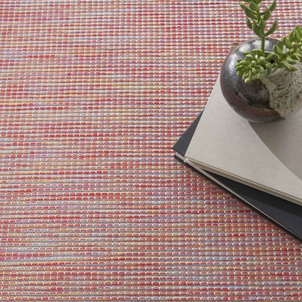 8' Rainbow Round Indoor Outdoor Area Rug