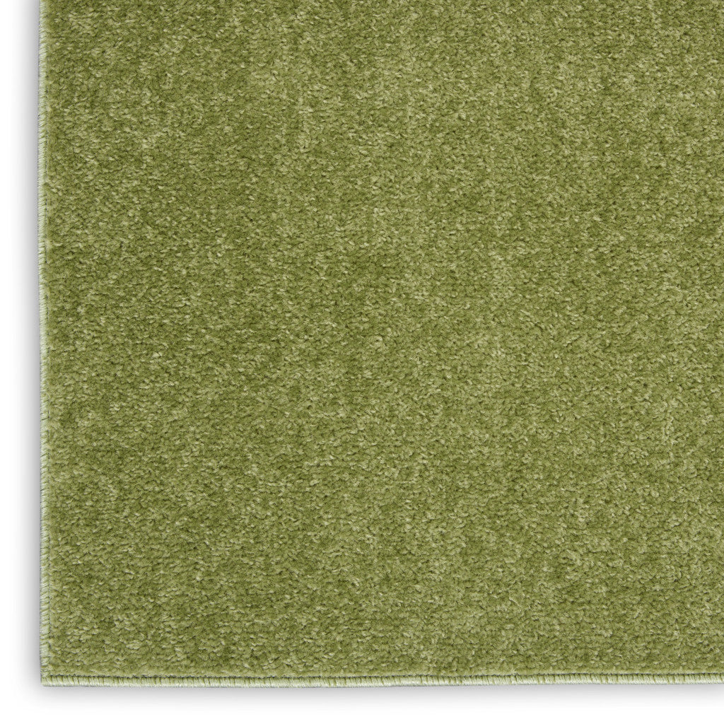 6' Green Indoor Outdoor Runner Rug - Outdoor