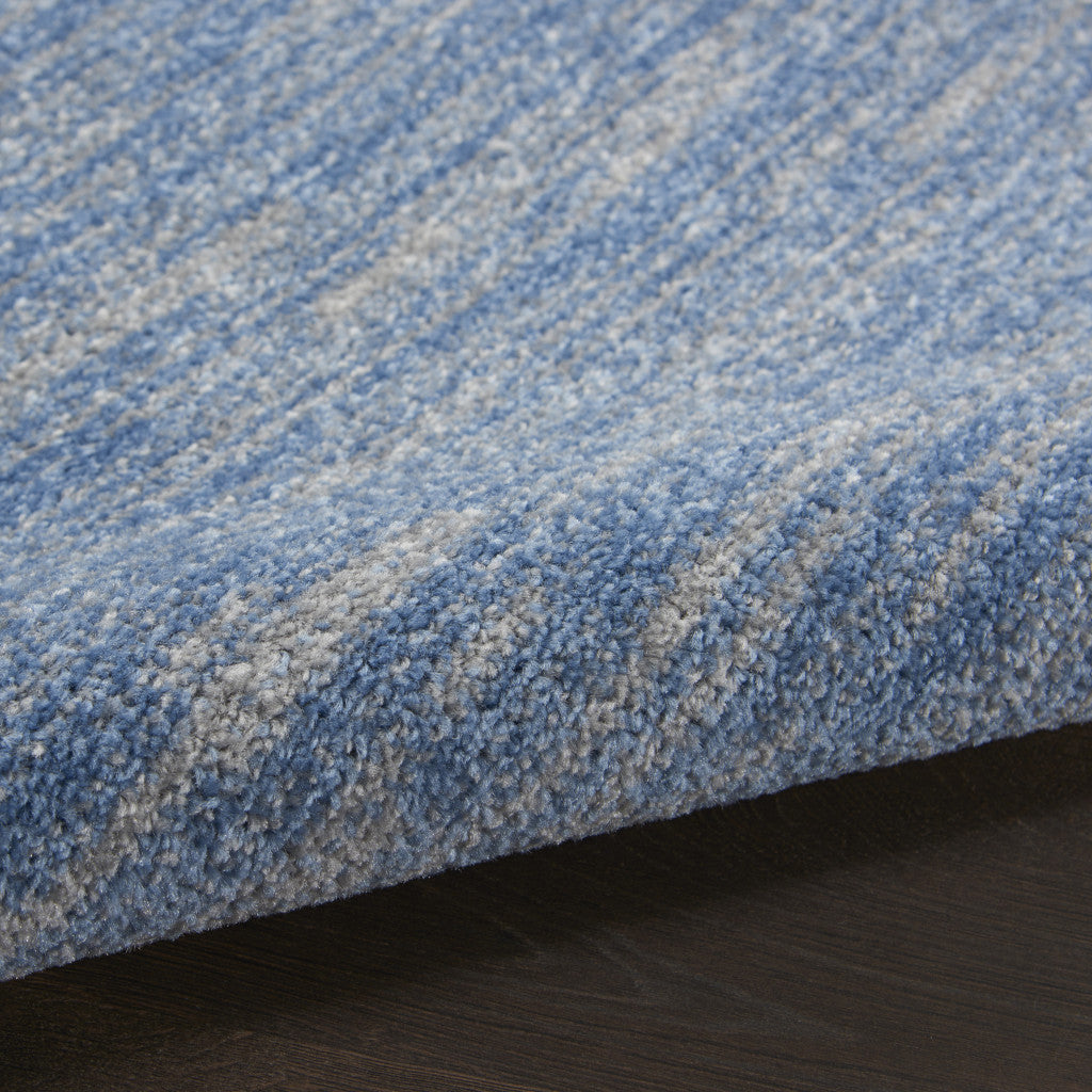 8' X 10' Blue And Gray Indoor Outdoor Area Rug - Outdoor