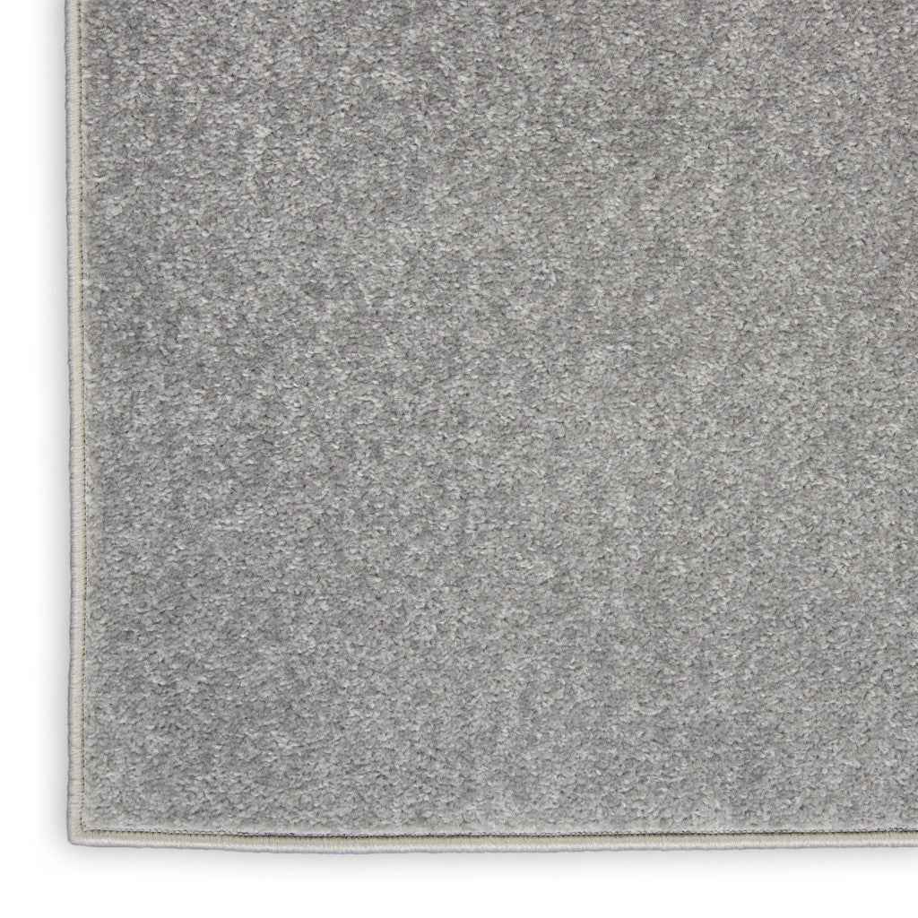 5' X 8' Gray Power Loom Area Rug