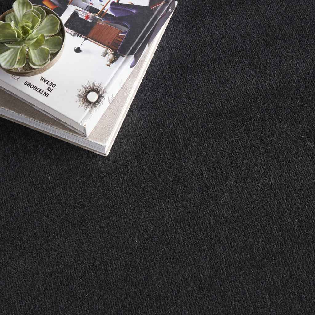 12' X 15' Black Indoor Outdoor Area Rug