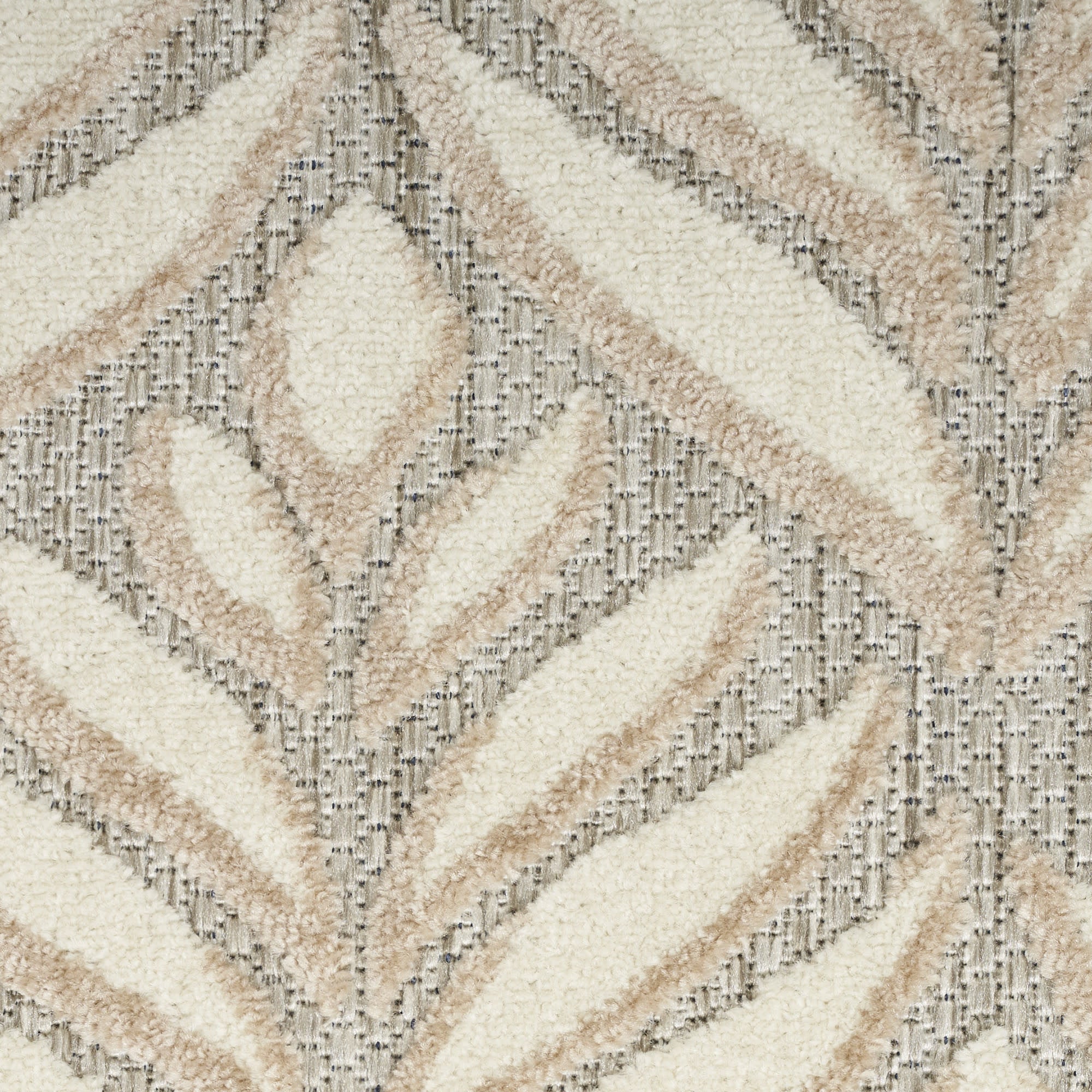 3' X 4' Gray and Ivory Floral Indoor Outdoor Area Rug - Outdoor