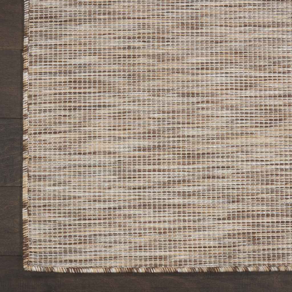 3' X 5' Beige And Ivory Indoor Outdoor Area Rug