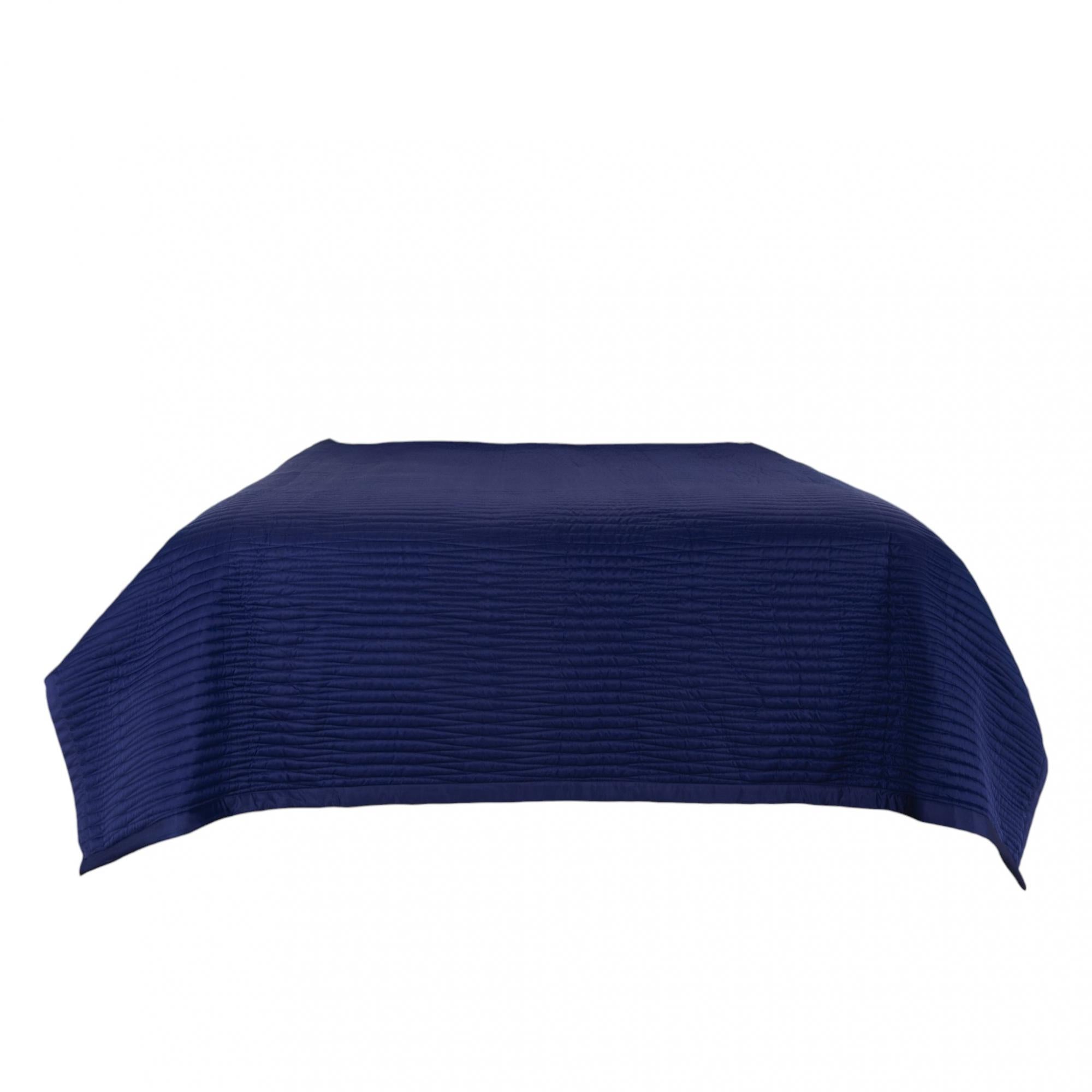 Indigo Geometric King Quilt - Bed & Bath