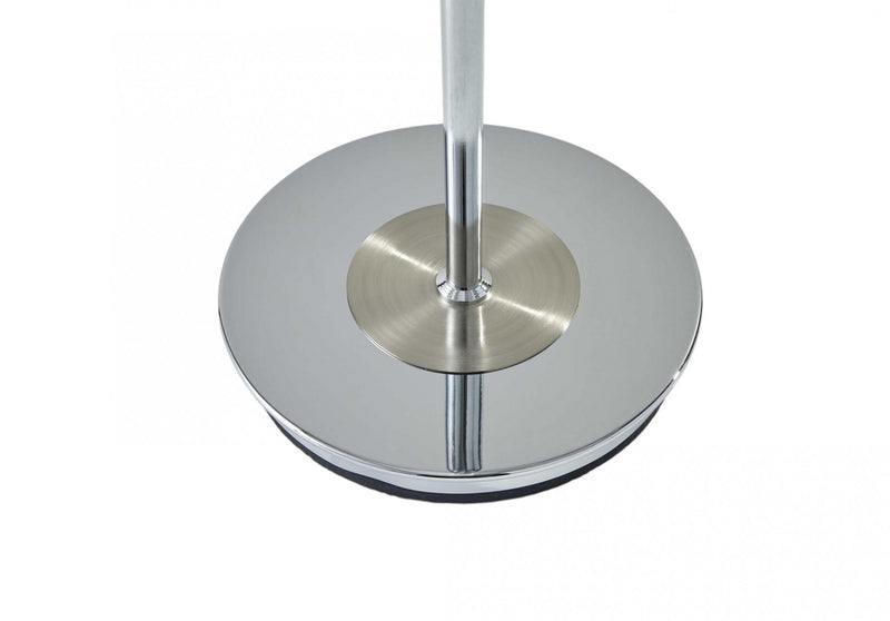 72" Silver With White Glass Shade - Lighting