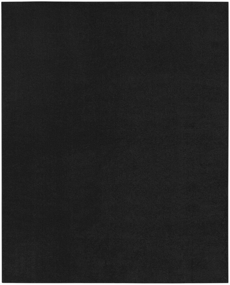 12' X 15' Black Indoor Outdoor Area Rug