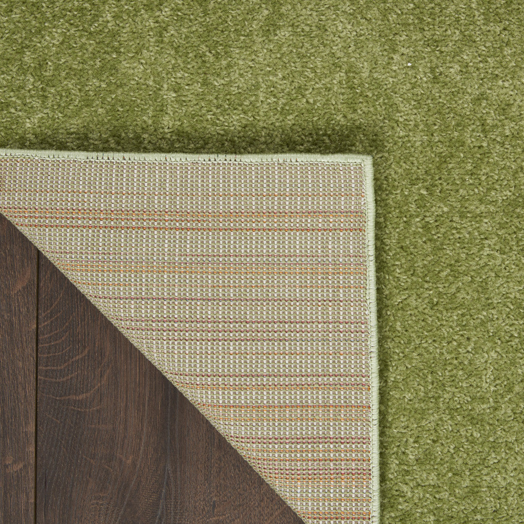 6' Green Indoor Outdoor Runner Rug - Outdoor