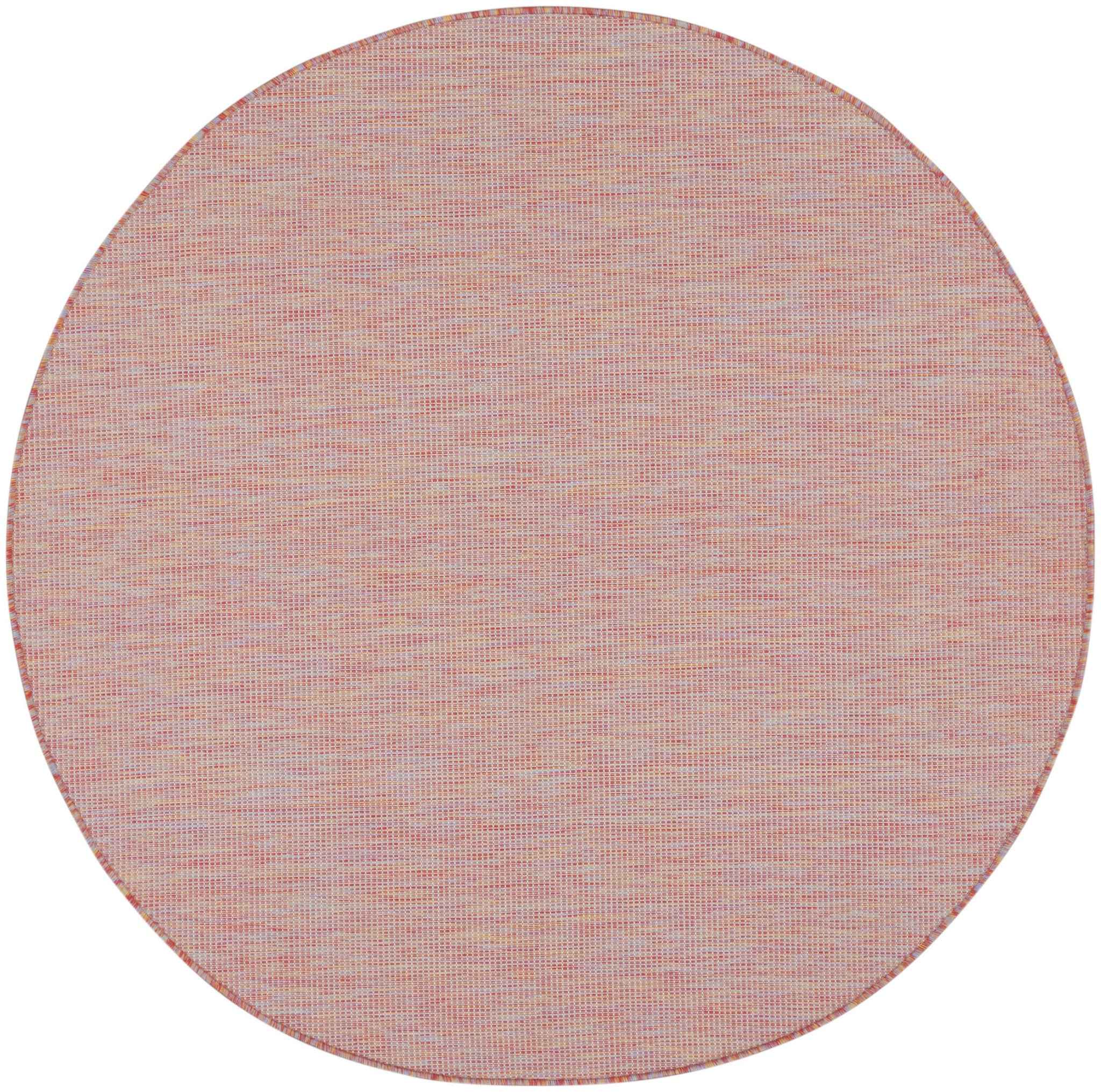 6' Dark Red Indoor Outdoor Area Rug