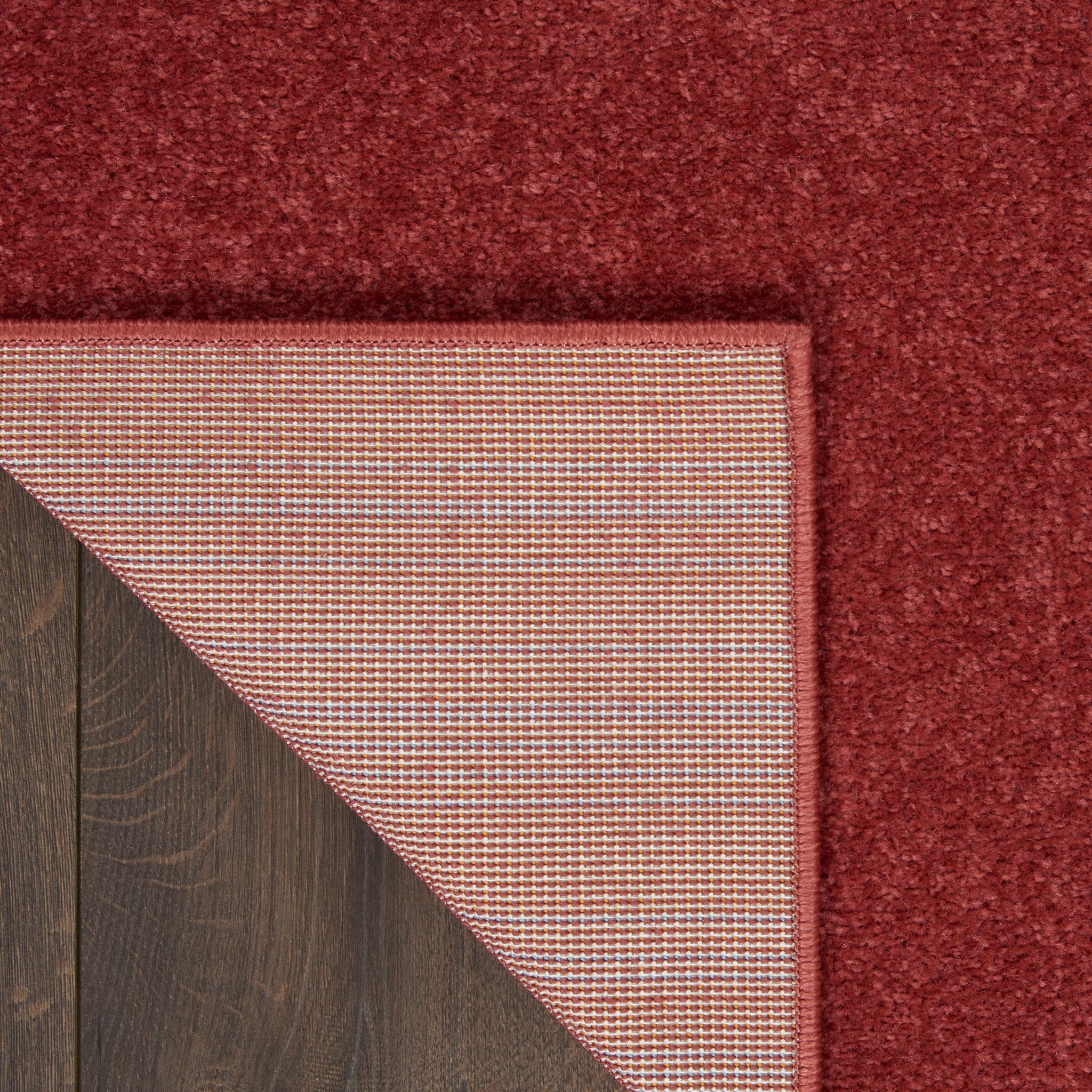6' Brick Red Indoor Outdoor Runner Rug - Outdoor