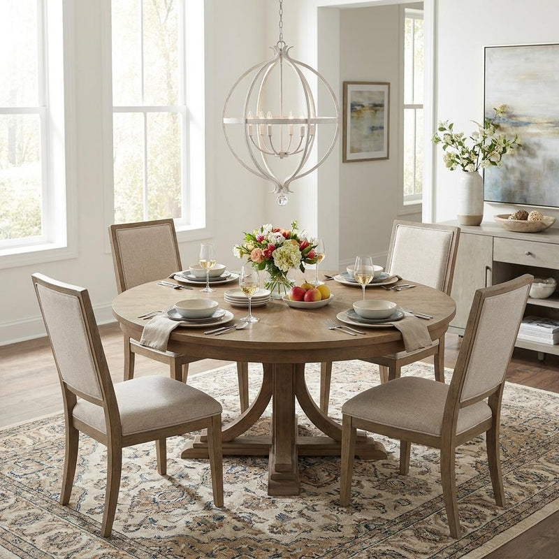 Callie 6-Light Country White Pendant - Lighting