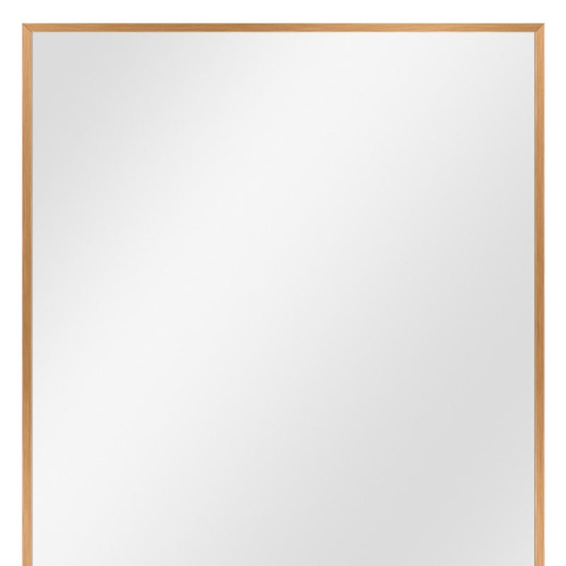 36" Gold Aluminum Framed Accent Mirror - Bed & Bath