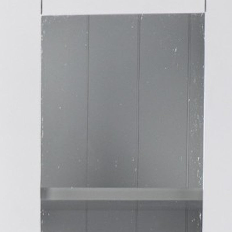White Cornice Molding Curio with Glass Door - Kitchen & Dining