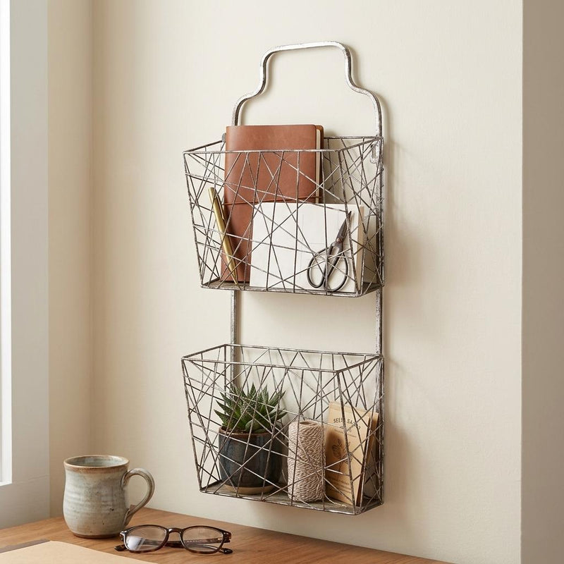 13" Silver Multi-Tier Metal Additional Accessory - Office