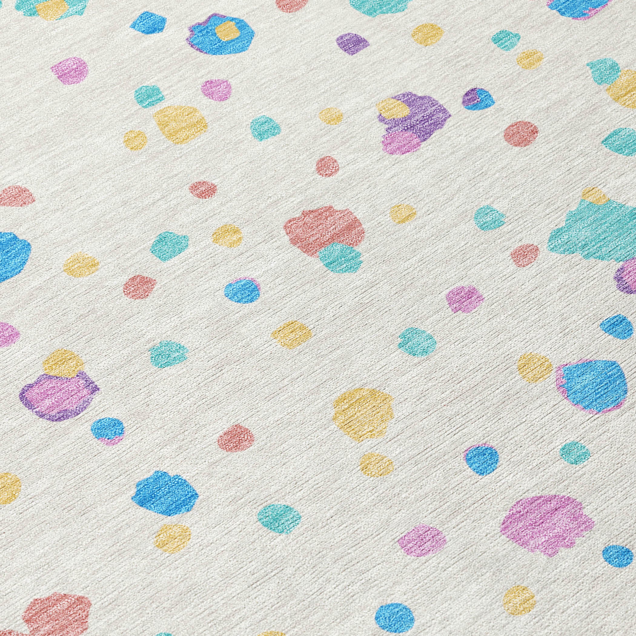 10' X 14' Ivory And Teal Blue Geometric Washable Indoor Outdoor Area Rug - Sports & Outdoor