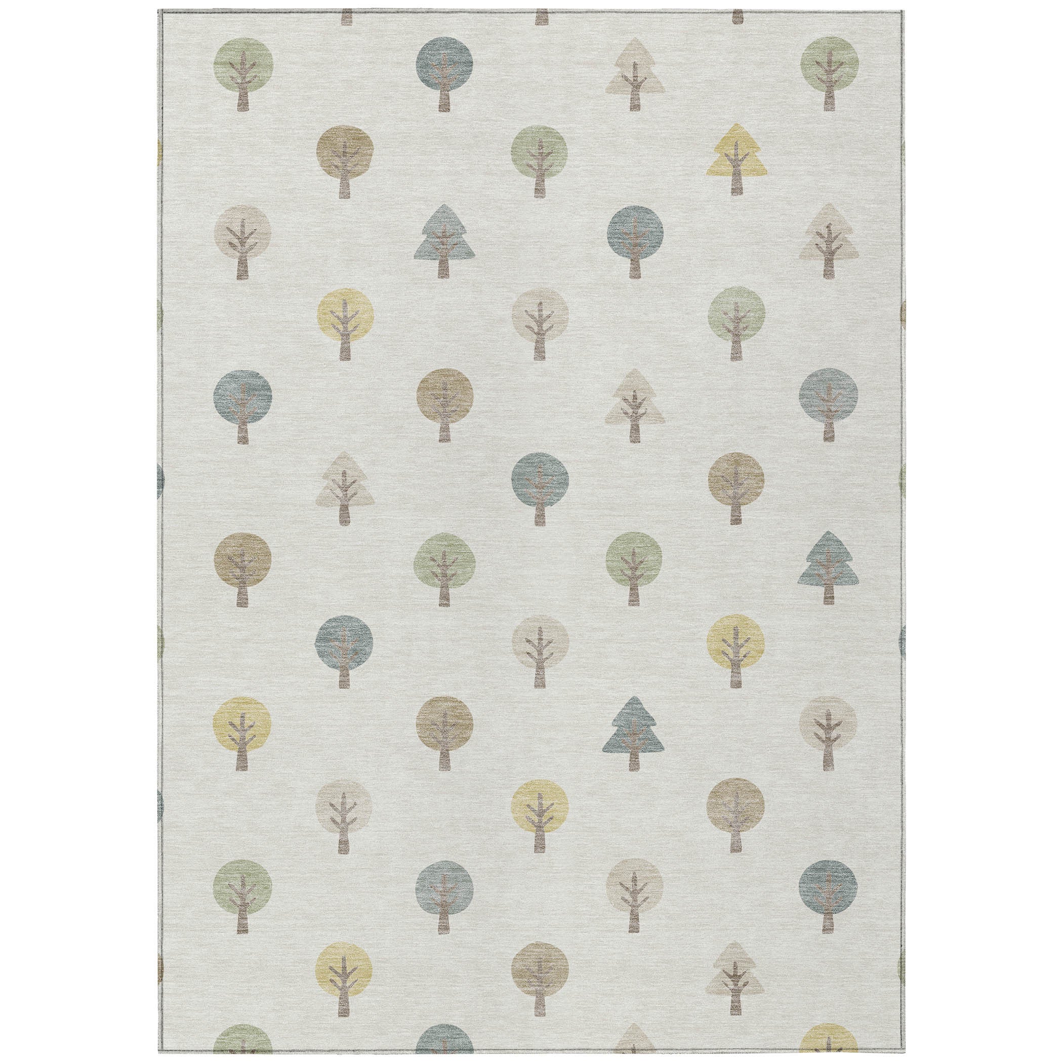 8' X 10' Ivory And Brown Geometric Washable Indoor Outdoor Area Rug - Outdoor | blocked-missing-media,…