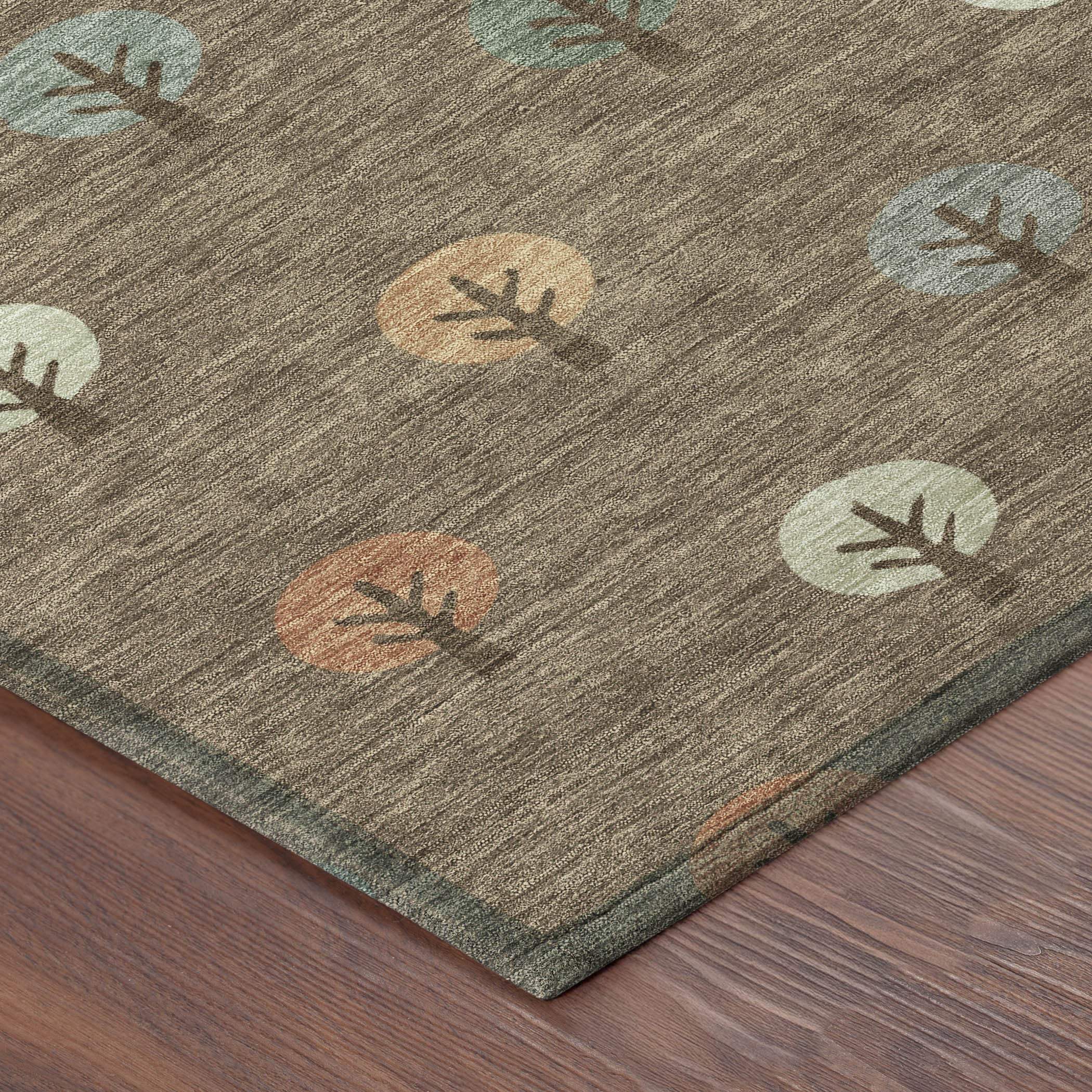 3' X 5' Brown And Copper Geometric Washable Indoor Outdoor Area Rug - Outdoor | blocked-missing-media,…