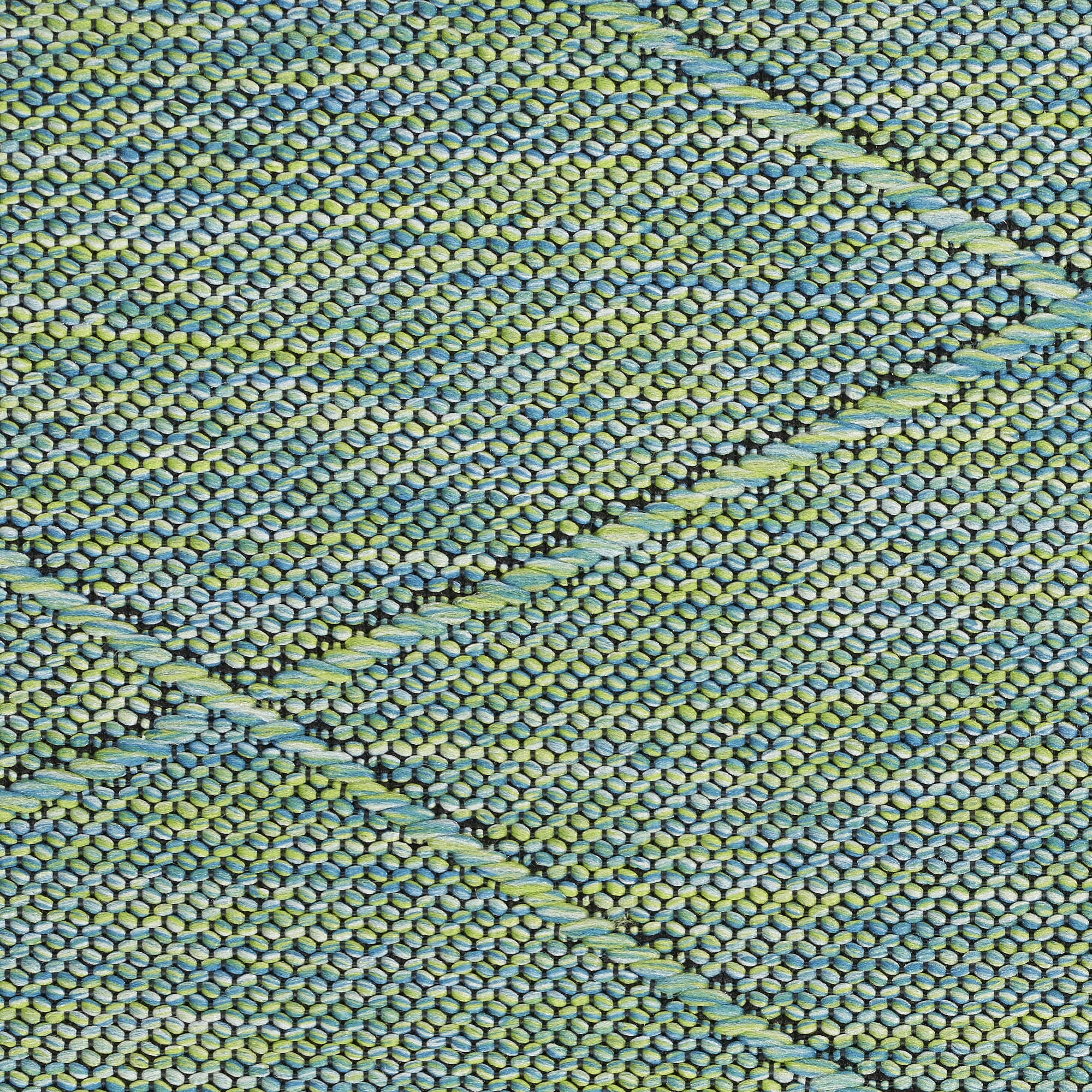 10' X 14' Blue And Green Geometric Indoor Outdoor Area Rug - Sports & Outdoor