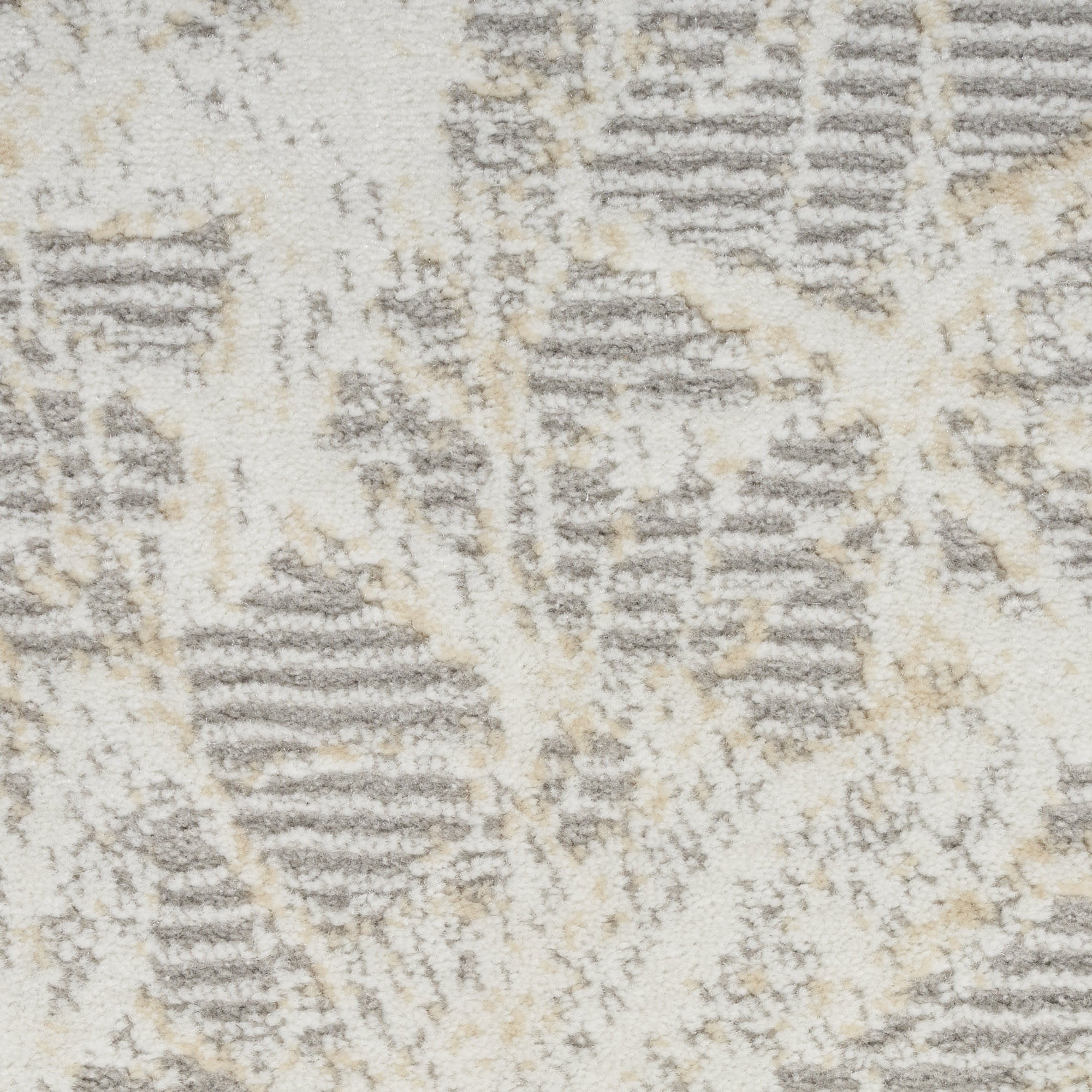 3' X 5' Gray Abstract Power Loom Area Rug - Home & Garden