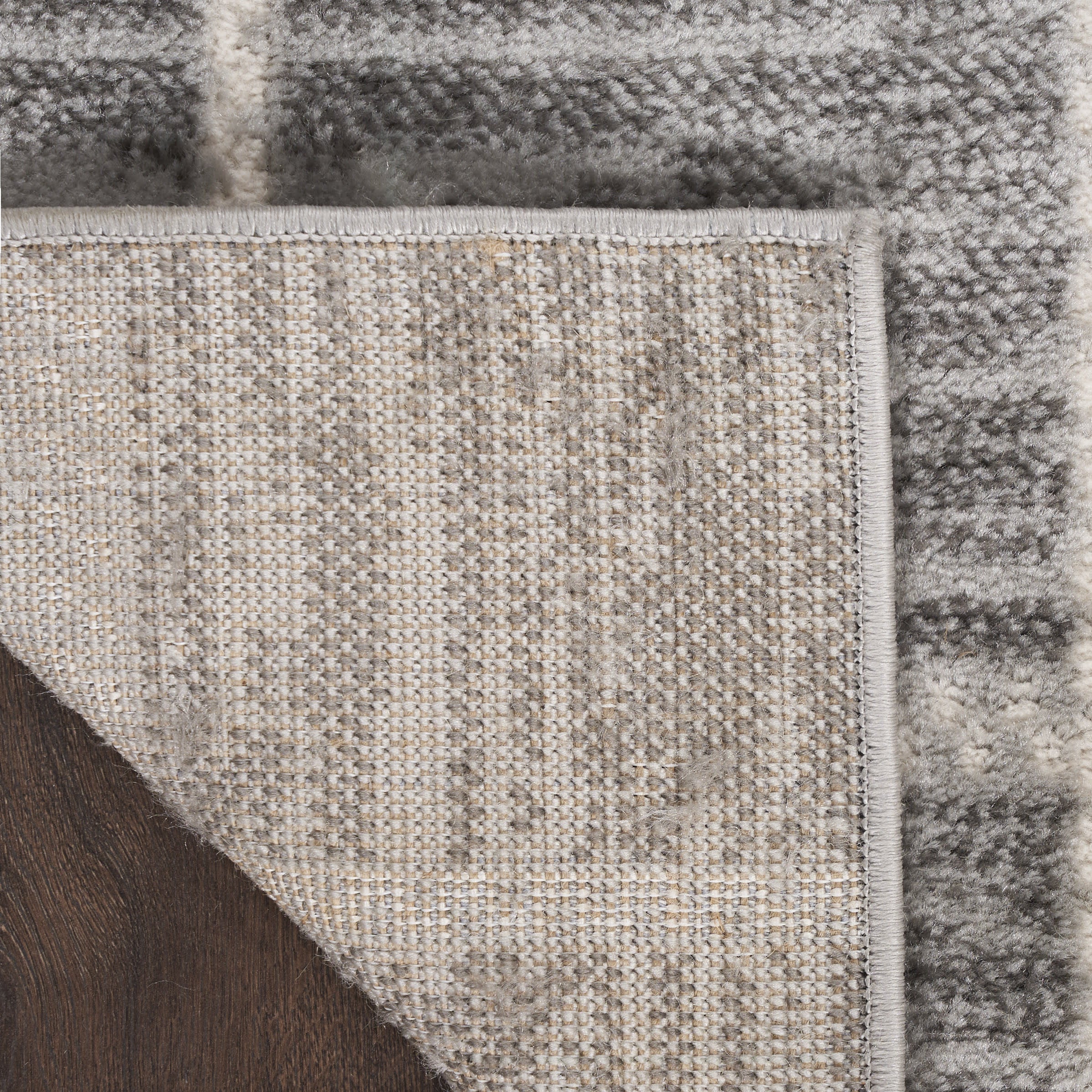 4' X 6' Ivory And Gray Geometric Area Rug - Home & Garden