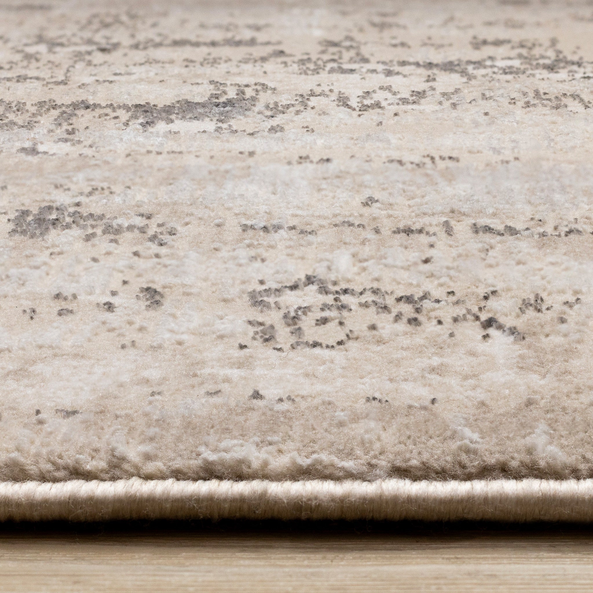 8' X 11' Beige And Black Area Rug - Home & Garden