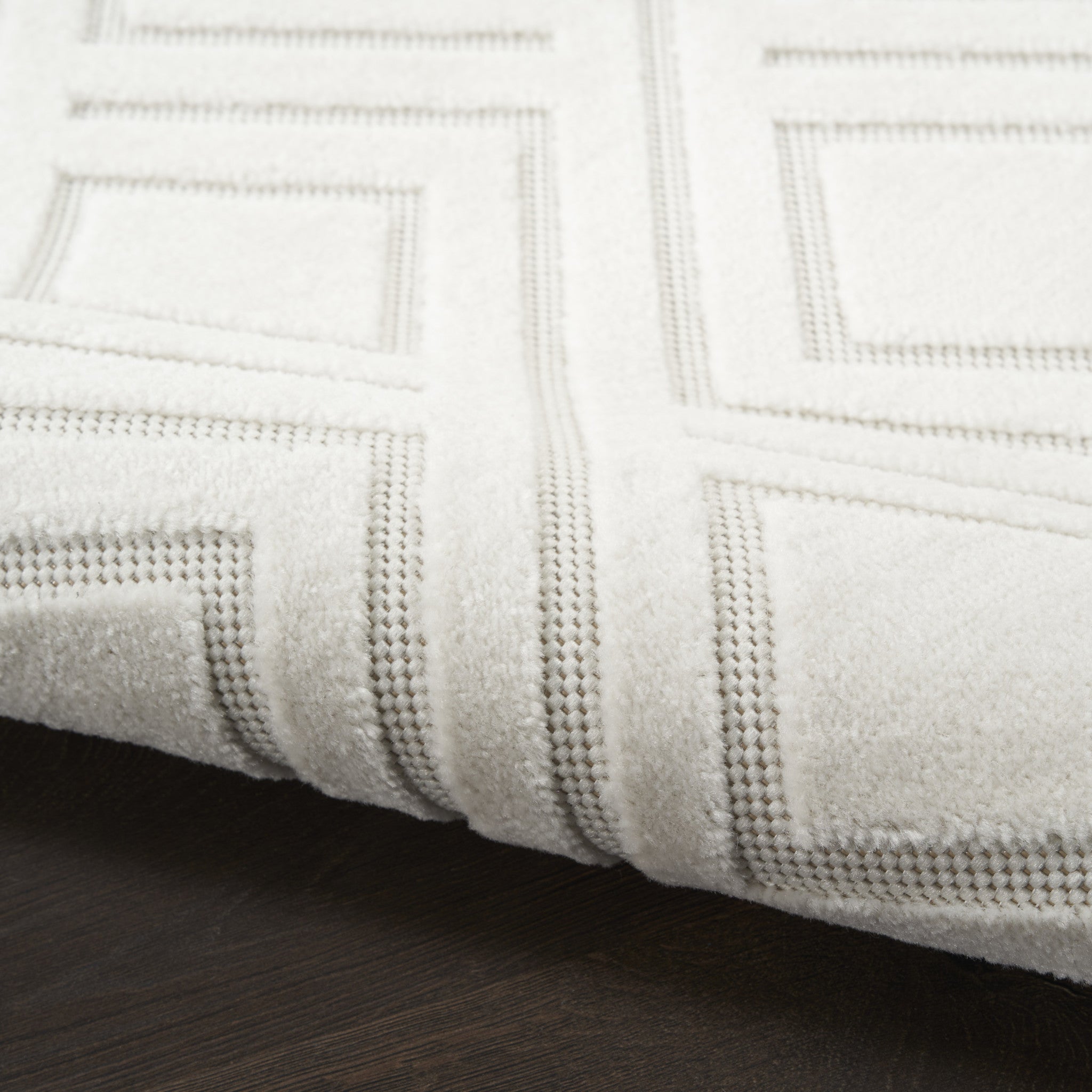 5' X 7' Cream Geometric Area Rug - Home & Garden