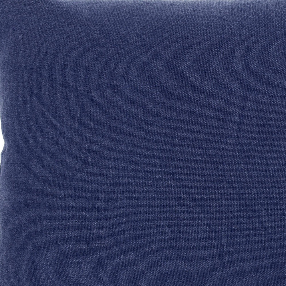 Indigo King Cotton Washable Polyester Duvet Cover Set With Two Shams - Bed & Bath
