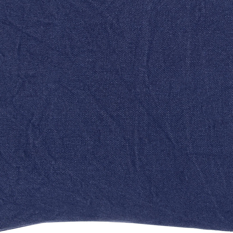 Indigo Queen Cotton Washable Polyester Duvet Cover Set With Two Shams - Bed & Bath