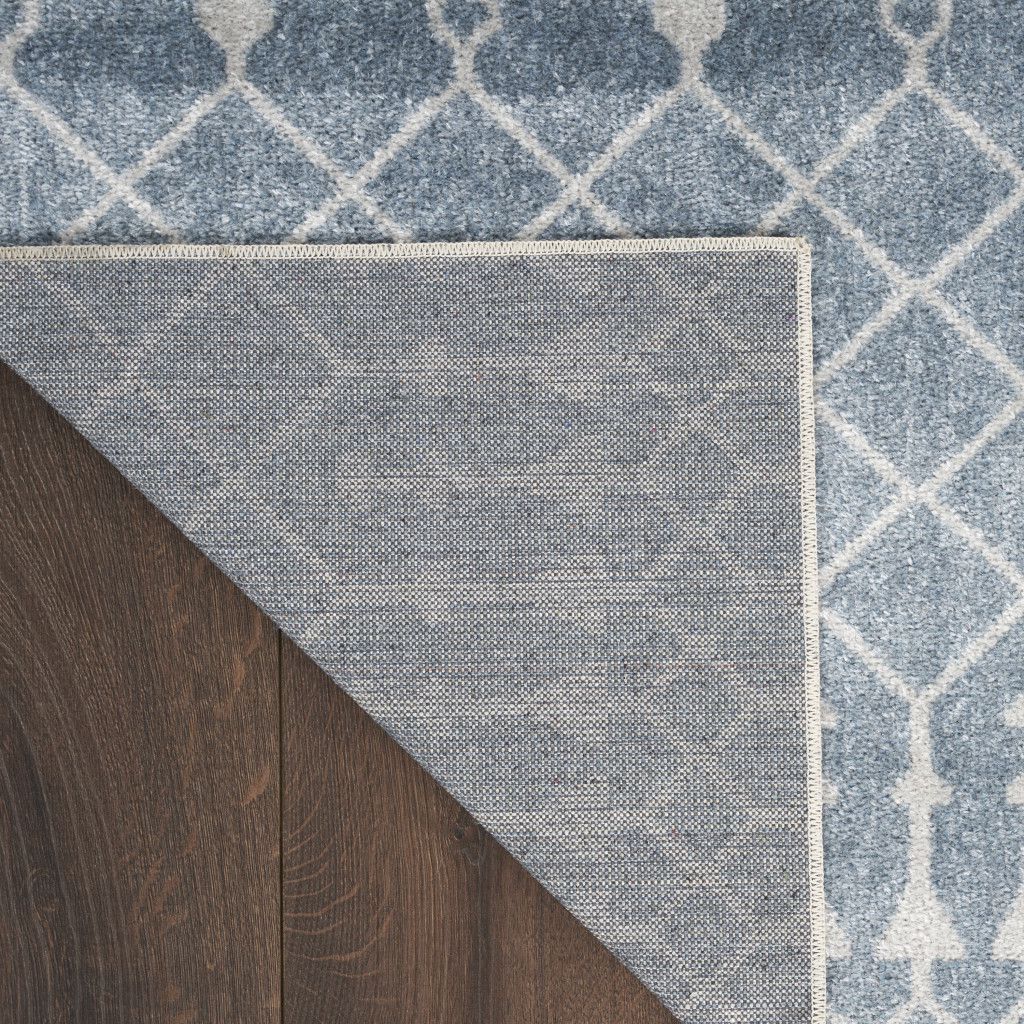 12' Blue Moroccan Runner Rug - Home & Garden