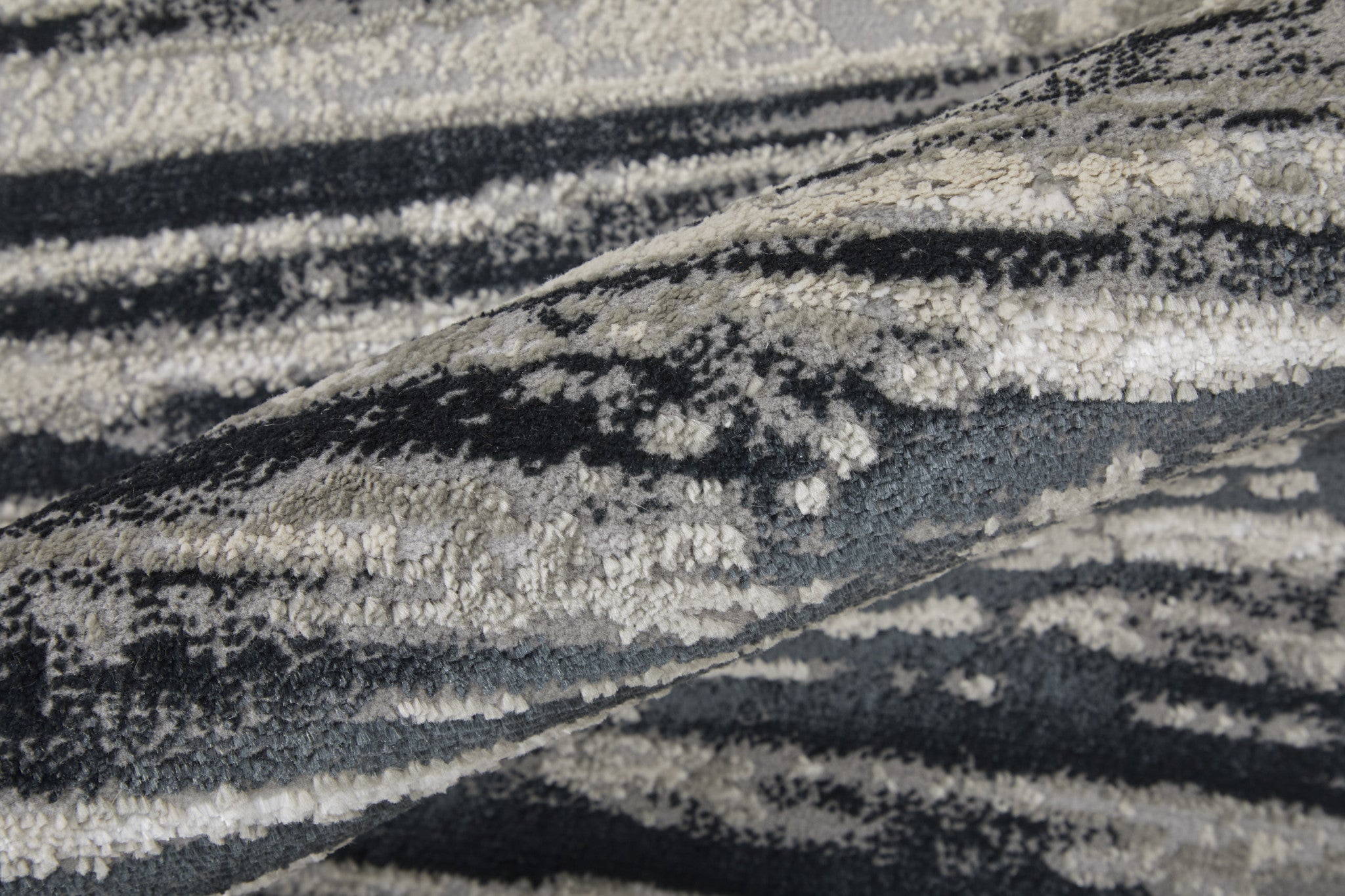 10' X 13' Black Silver And Taupe Geometric Area Rug - Home & Garden