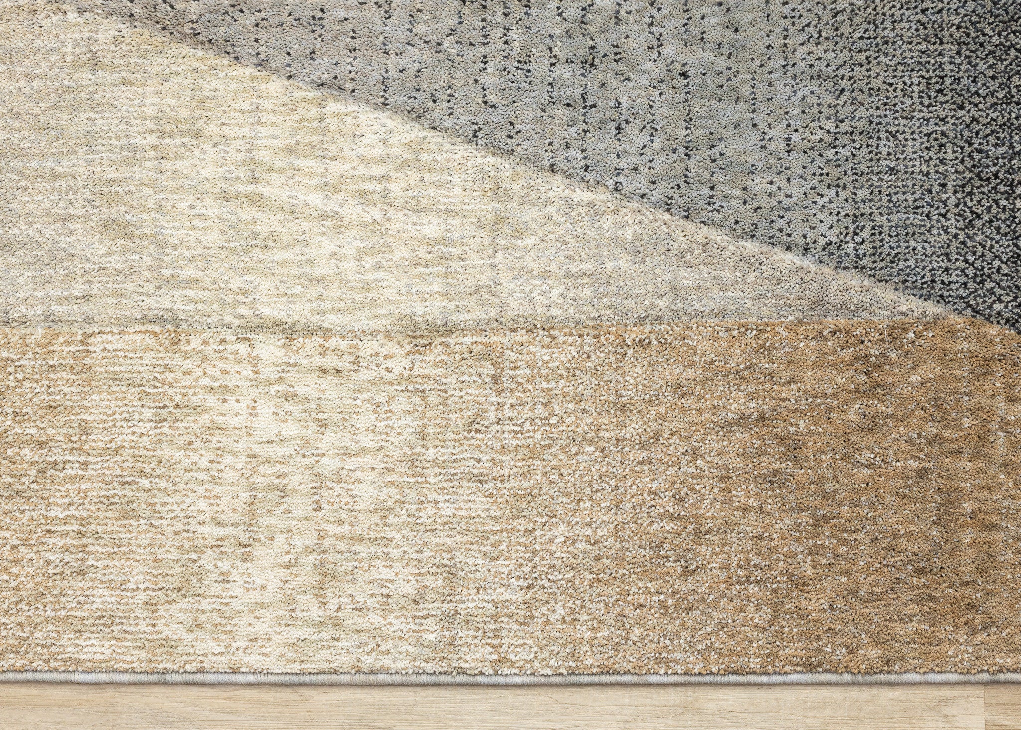 8' X 11' Gray Brown And Beige Geometric Area Rug - Home & Garden