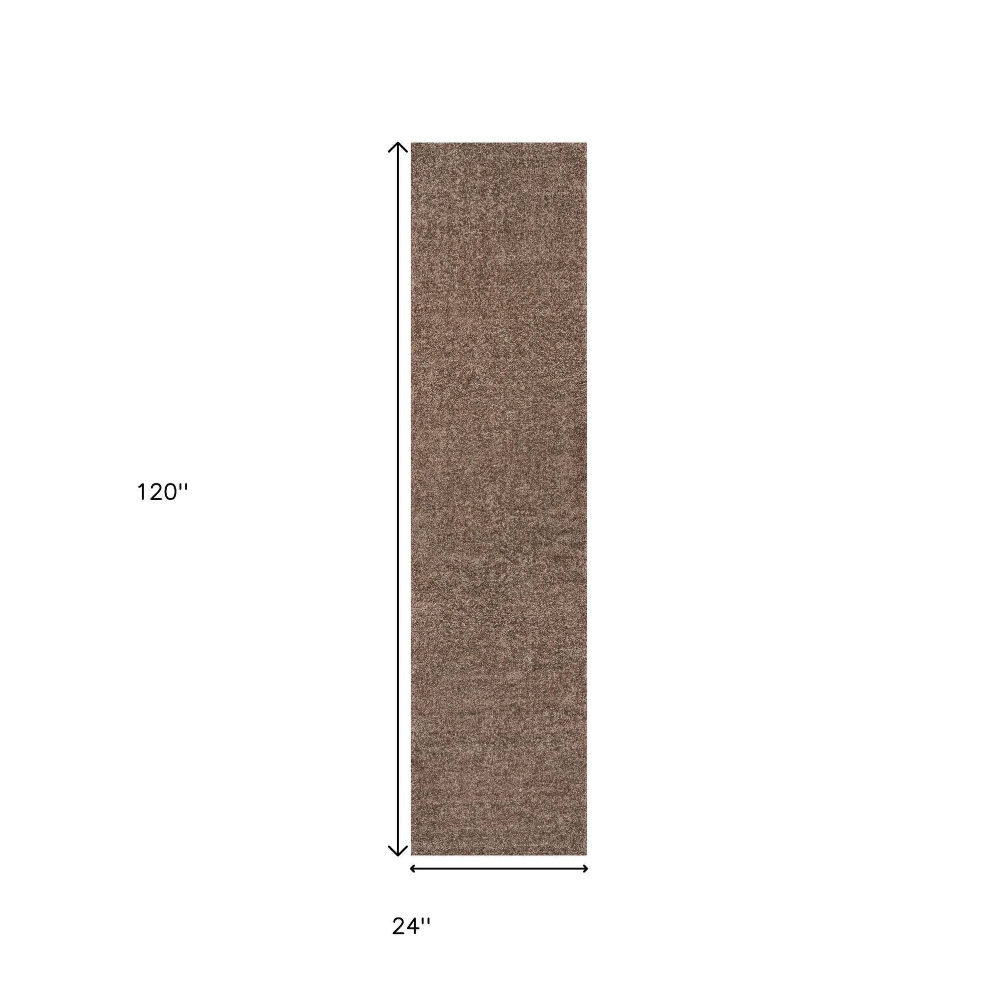10' Brown Runner Rug - Home & Garden